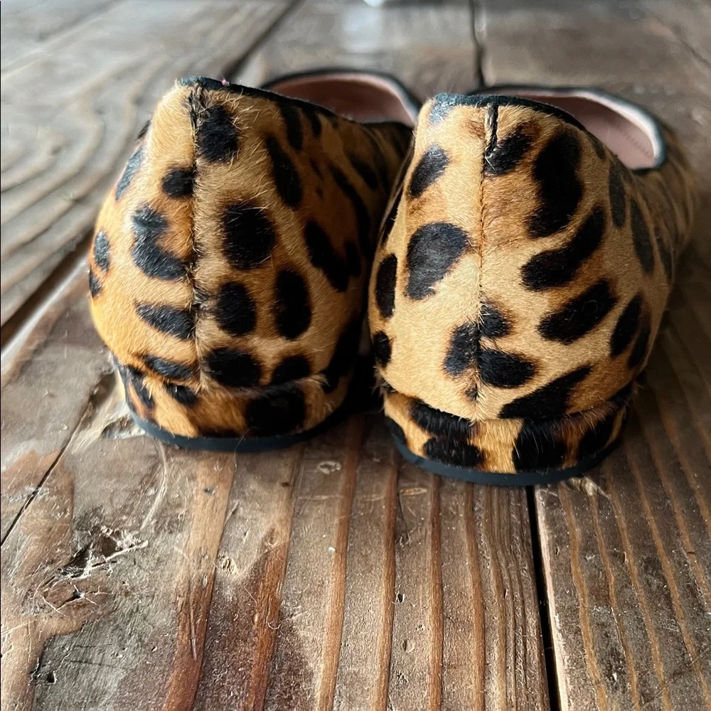 New!! J.Crew Carolyn skimmer flats in leopard calf hair. Women’s size 9 - Picture 2 of 4